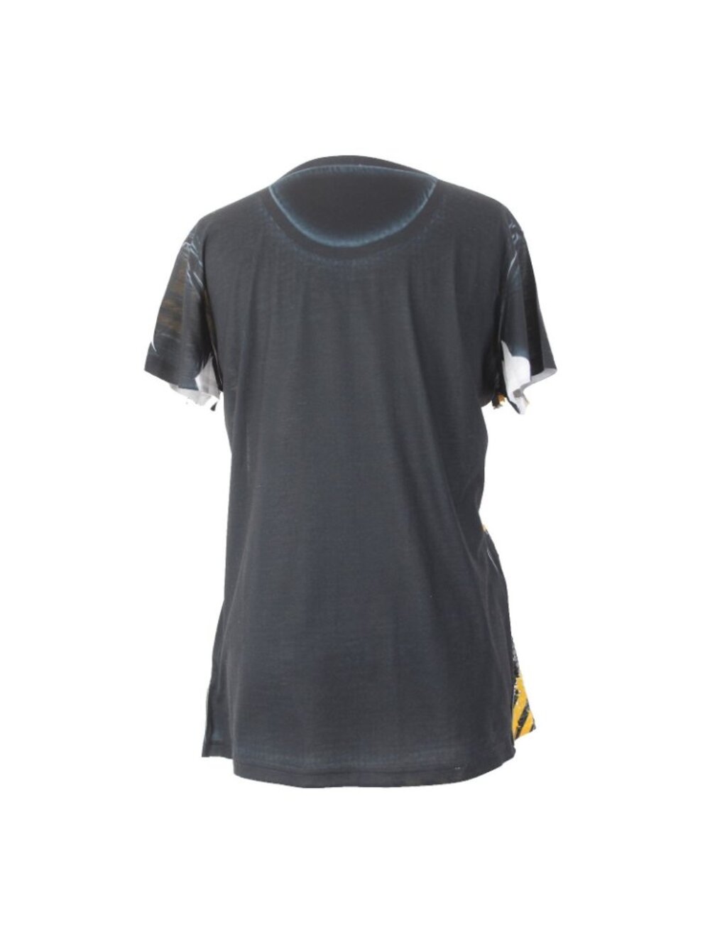 Over The Wall Top Sz XL Black White Yellow Sequin Kyle Busch 18 100% Poly Top - Picture 4 of 11